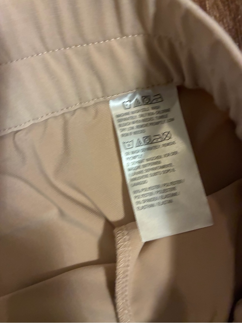 Susan Graver Office Wear Cream Cropped Preppy Pants with Gold Buttons 1XP - Picture 7 of 9
